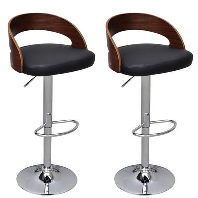 Vidaxl Bar Stools, 2 Pcs., Bentwood