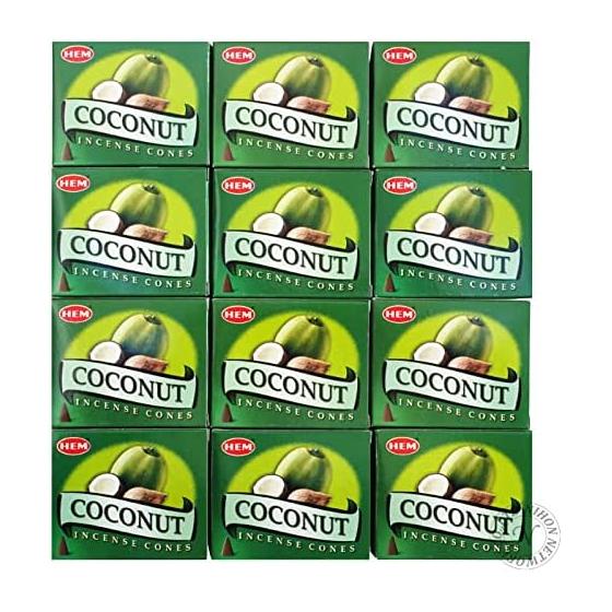 HEM Coconut Corn Incense Set of 12 Japan Network
