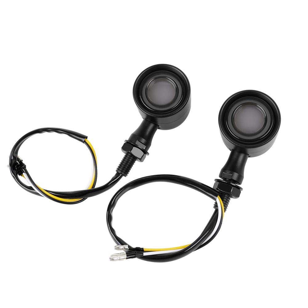 

Furulu Motorcycle Bullet LED Turn Signal Blinker Running Tail Lights DRL Univers