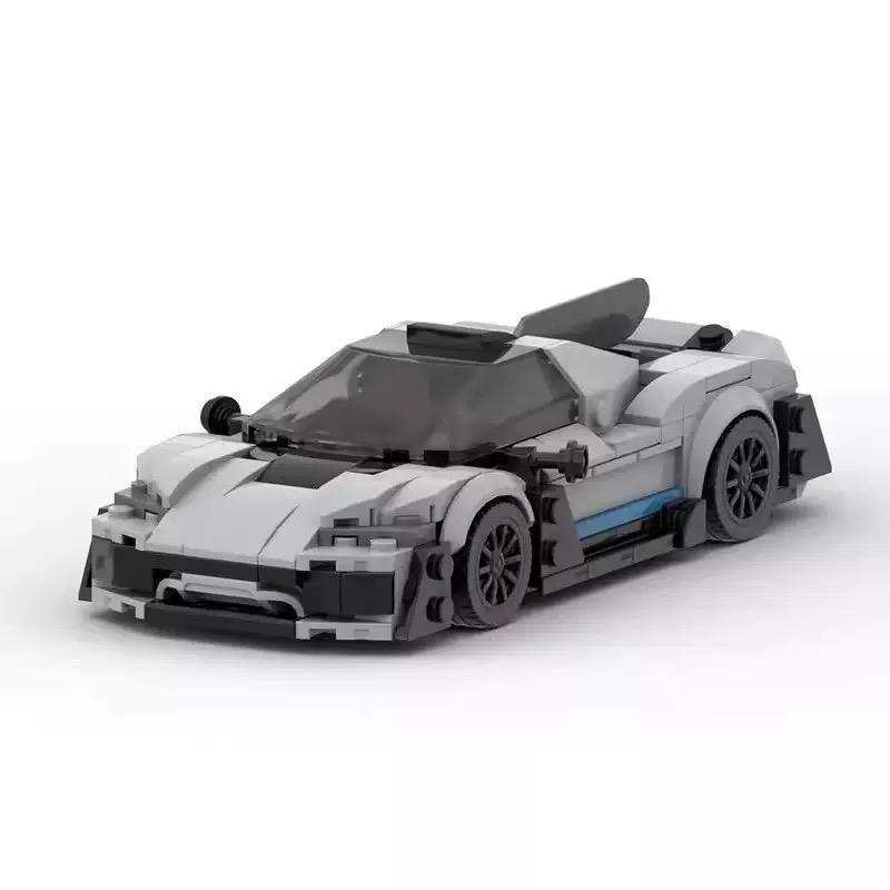 Non-Toxic Moc Supercar Classic Speed Series 8-Grid Assembled Building Blocks Children'S Toys