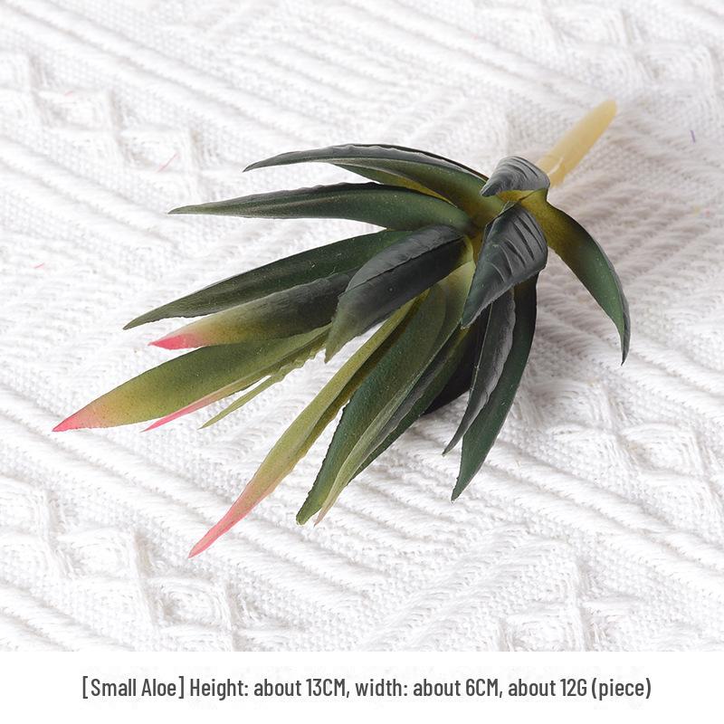 Mini Flocking Artificial Succulent Bonsai for DIY Wall Decor