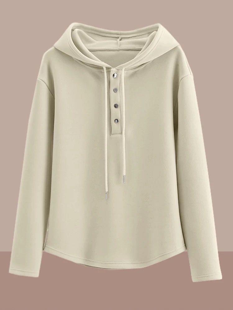 2025 Podzimní dámská mikina s kapucí z německého sametu—Stylový krátký top s dlouhým rukávem