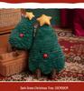 Festive Christmas Tree & Gingerbread Man Plush Cushion, New Year Gift & Wreath