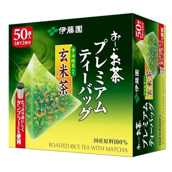 Ito En Oi Ocha Prémiové čajové sáčky Uji Matcha Genmaicha 2,3 g 50