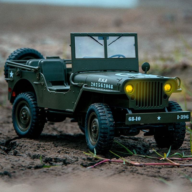 JJRC C8815 Auto RC 1/10 WILLYS 1941 4WD RTR RC Crawler Auto Telecomandata 2.4G Arrampicata Fuoristrada Camion RC Militare Giocattoli Regalo