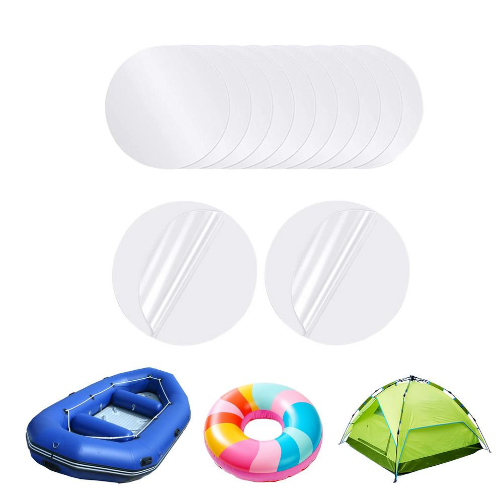 Air Mattress Patch Kit Waterproof TPU Pool Patch Repair Kit Underwater Clear Long-lasting Adhesion Repair Tape Tarp Repair Kit
