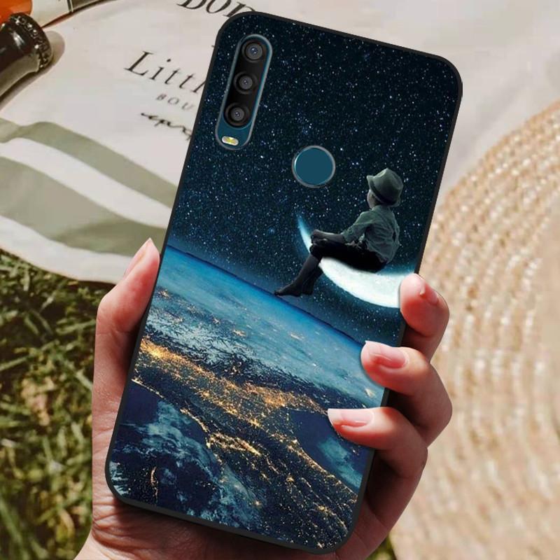 Pour Alcatel 1SE 2020 Coque Anti-choc Fleur Arrière Pour Alcatel 1SE 2020 5030F 5030U 5030D Silicone Souple Coques de Téléphone Pare-chocs