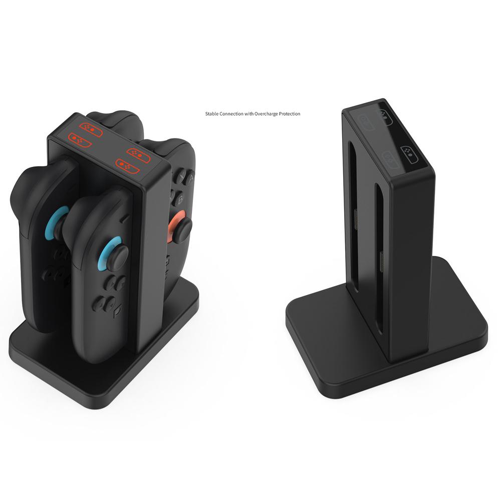 DOBE FOMIS ELECTRONICS TNS-3192B For Nintendo Switch 2 Joy-Con Controller Charging Dock 4-Slot Charger with LED Indicator