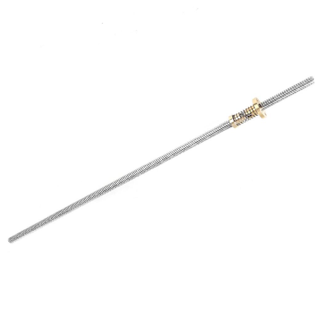 T8 Threaded Rod  Screw with Anti Backlash Spring Loaded Nut for 3D Printer (400mm)