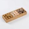 Visible Bamboos Grain Food Platter Independent Separate Snack Tray Display Plate  Dish Serving