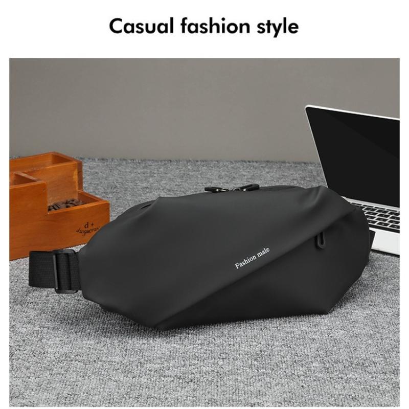 Multifunktions-Umhängetasche Anti-Diebstahl-Schulter-Messenger-Taschen Männliche wasserdichte Kurzreise-Pu-Leder-Brusttasche Pack 8641