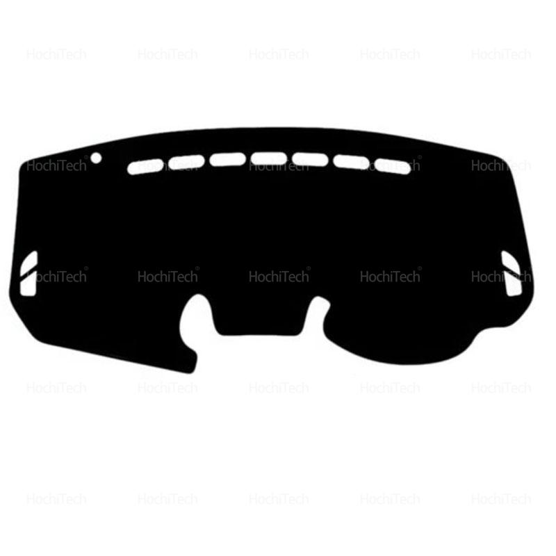 Anti-UV Suede Leather Dashmat for Mazda 2 DE Demio 2007-2014 Black/Brown Dashboard Cover Sun Shade Carpet Pad Accessories