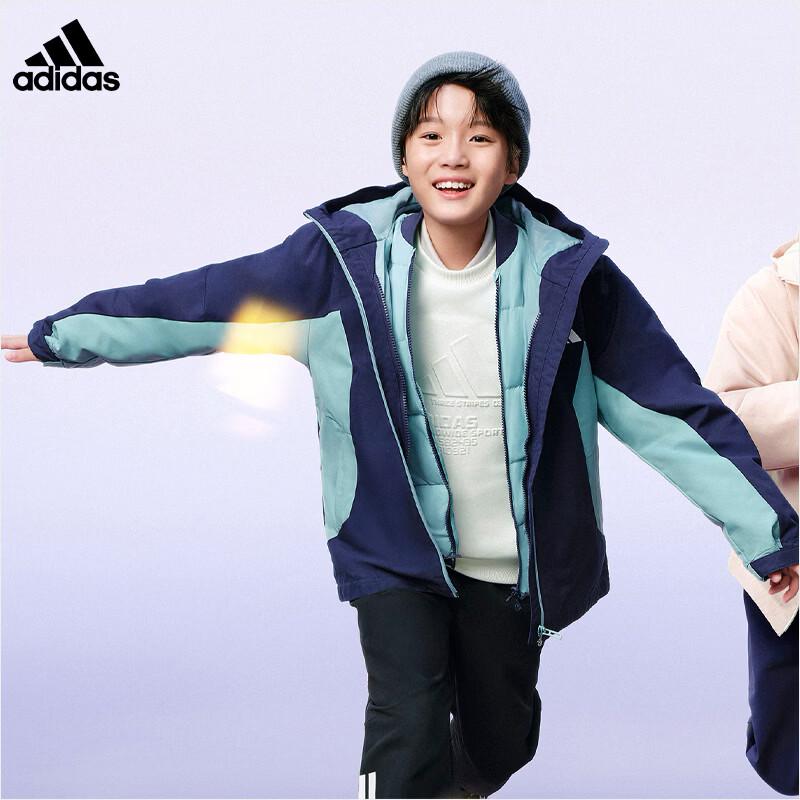 Унисекс пуховик Adidas 3-в-1, 630 fill 152