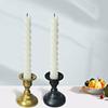 Iron Black Gold Plated Candle Holders For Wedding Party Festival  Home Decor