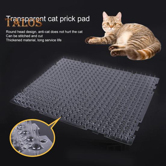 6/12 pezzi Tappetino per escrementi di gatto Tappetino deterrente per animali domestici con punta Tappetino per addestramento animali domestici per tenere lontani gatti e cani da piante, mobili, uso interno ed esterno