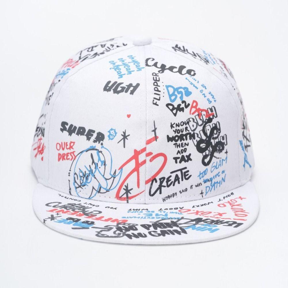 Adjustable Streetwear Hip Hop Cap Flat Brim Snapback Cap For Man Women Unisex