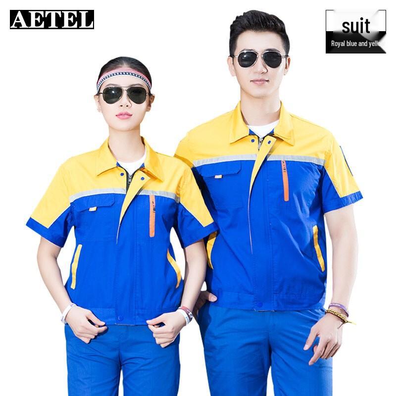 AETEL YGC6001 Unisex Short-Sleeved Work Uniform Set 160