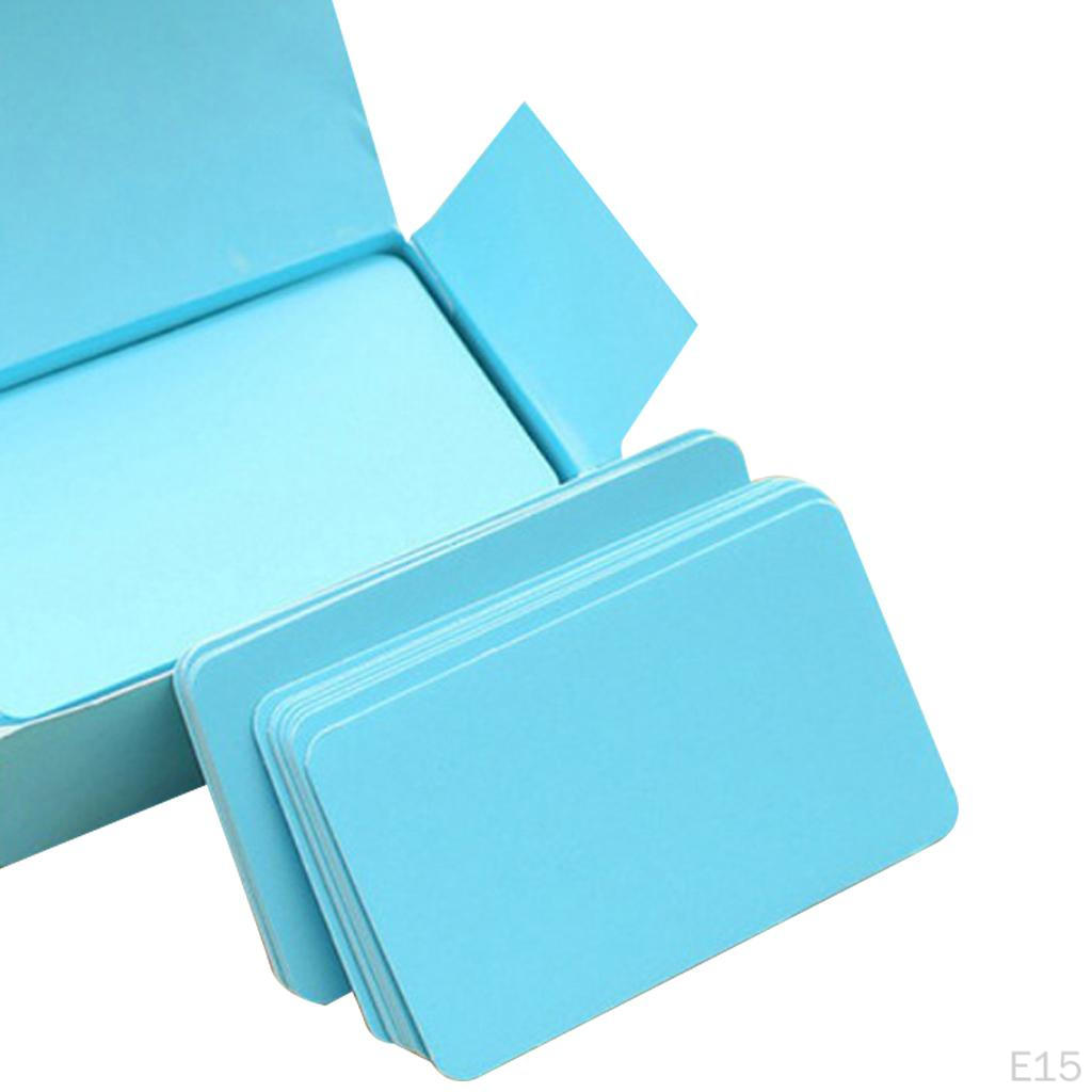 Paper Blank Index Flash Card DIY Greeting Quick