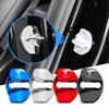 ANB1 4Pcs Tesla Emblem Car Door Lock Cover Case Protection Accessories For Tesla Model 3 Y S Cybertruck Juguete Roadster Coil Bonina