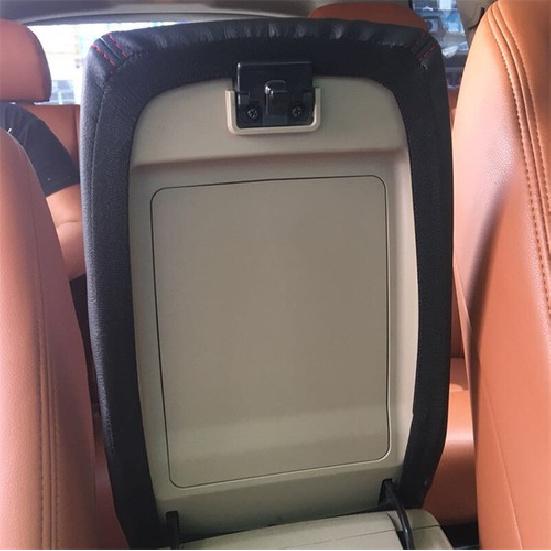 For Toyota Highlander 2008-2013 Center Console Armrest Cover Lid Leather Cover