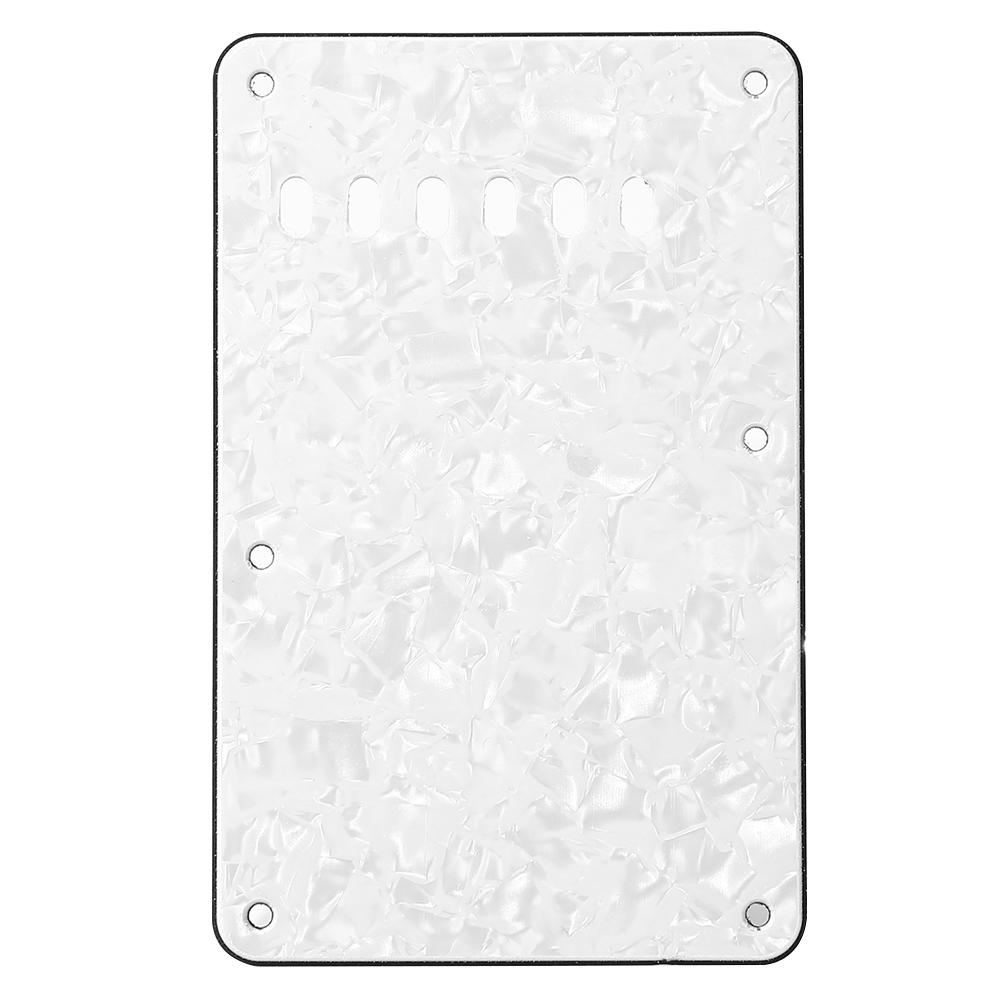Guitar Bass Instrument Accessories 6 Holes Guitar Tremolo Cavity Cover Back Plate for Fender ST SQ Electric Guitar