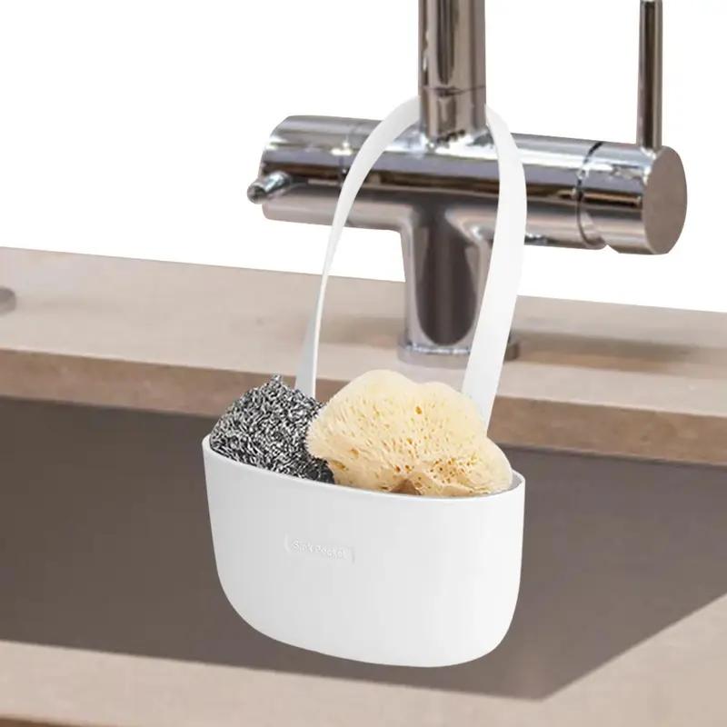 Kitchen Supplies Sink Single Layer Drain Hanging Bag Pool Storage Drain Rack Hanging Basket