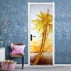 Spray Pattern DIY Door Wall Stickers Home Decor Living Room Children Room Porch Removable Waterproof Self-adhesive Wall Paster