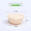 Homeglen 900ml Runde Einweg-Lunchboxen aus Maisstärke