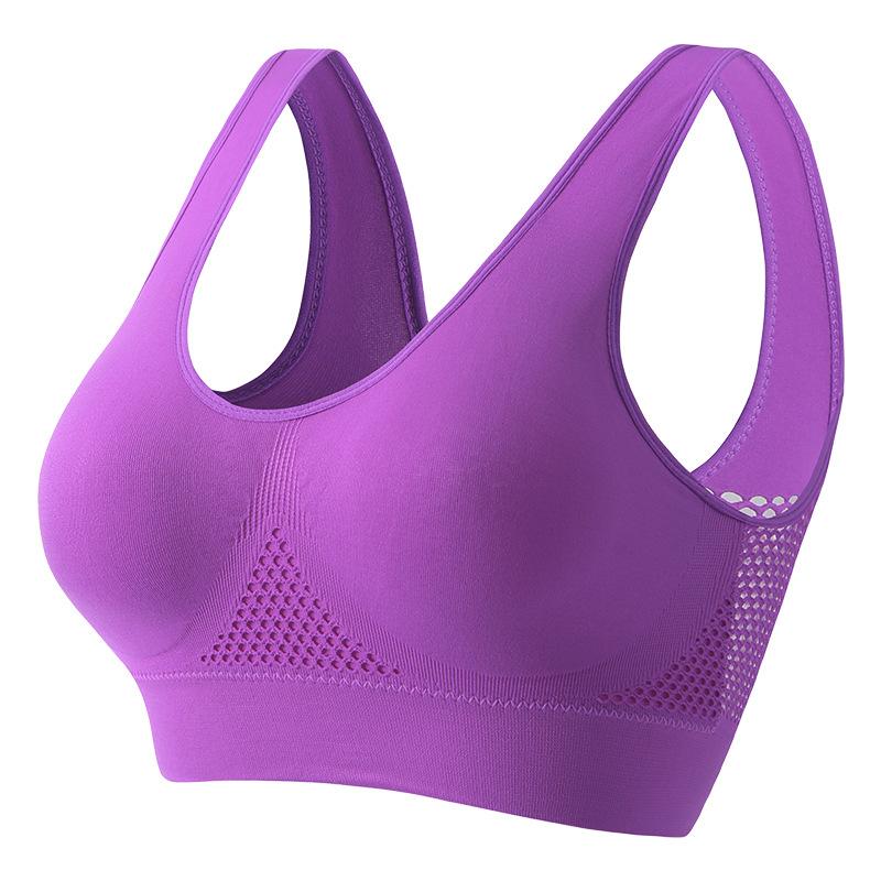 Soutien-gorge de sport à dos magnifique, résistant aux chocs, pour la course à pied, le fitness, anti-affaissement, collection supérieure, soutien doux, gilet de yoga haute résistance pour femme