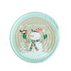 Anti-scalding Coaster Heat Insulation Pot Pad Christmas Woven Cotton Placemat  Table Decoration