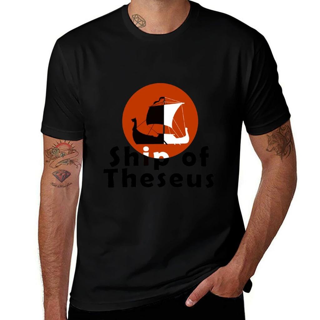 Ship Of Theseus T-shirt Man T Shirts For Men Essential T Shirt Printed T Shirts For Man T-shirt