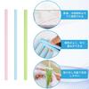 Doyime Silicone Straws (Set of 3) Washable Straws for Adults and Kids, Open and Washable, No Brush Required, Reusable