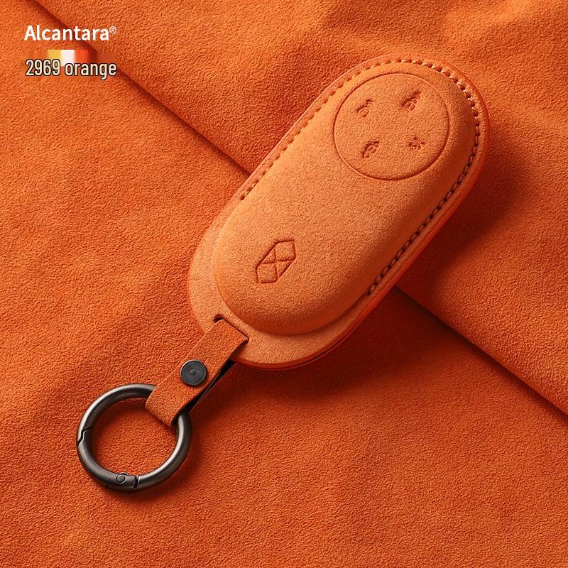 2026 Luxeed R7 Key Case: Suede S7/M8 Protective Shell with Full Coverage & Buckle