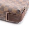 Used LOUIS VUITTON Brooklyn PM Shoulder Bag N51210 Damier PVC Coated Canvas Leather Brown Ebene Used Unisex