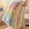 Snowflake Velvet Comforter Fine And Delicate Lamb Wool Quilt Core Dormitory Adults And Children Machine Washable Thick Blankets