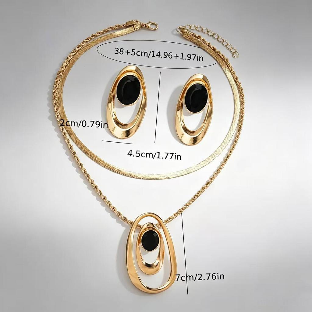 Collana Pendente Linea Geometrica Minimalista con Design Svuotato