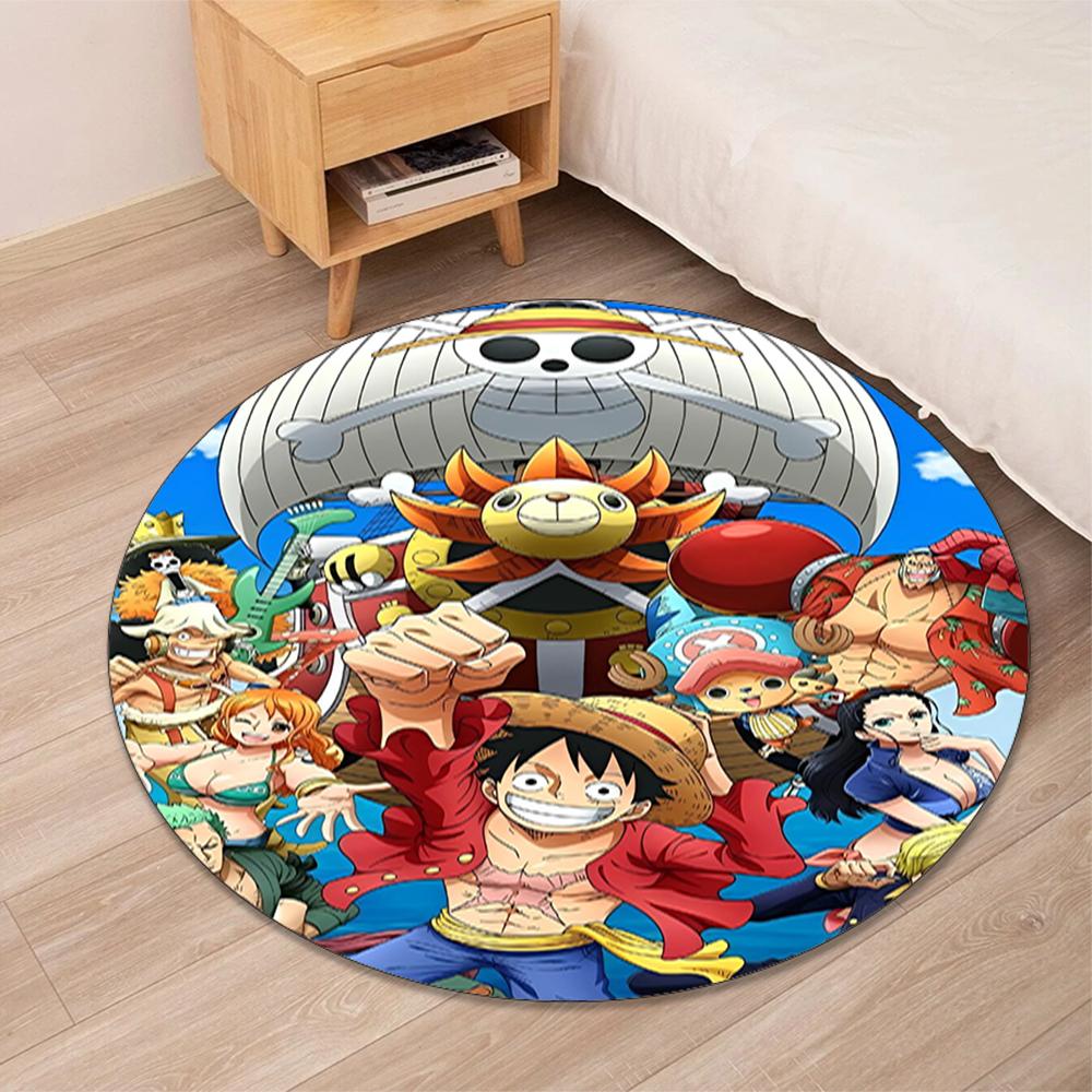 One Piece Printed Round Rug Carpet Chair Rug Area Rug Entryway Doormats,for Office Chair Living Room Bedroom Kitchen Room.
