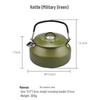 Suiyuan Wanke Outdoor 304 Stainless Steel Kettle