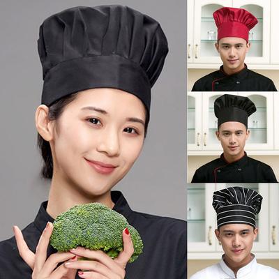 Fashion Cooking Kitchen Chef Hat Uniform Hat Working Cap Adjustable