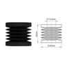 4 Pezzi Piedini Antivibrazione per Stampante 3D Bambu Lab P1P/P1S X1/X1C Antiscivolo Ammortizzanti Antipolvere in Gomma