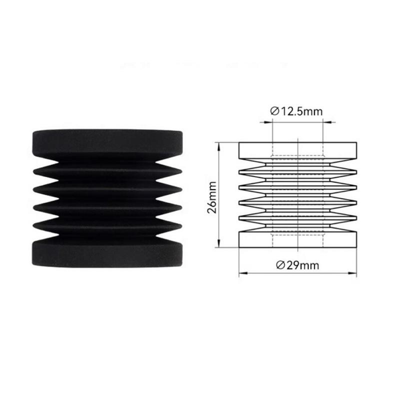 4Pcs Anti Vibration Feet Pad For Bambu Lab P1P/P1S X1/X1C 3D Printer Anti-Slip Anti-Shock Dust-Proof Rubber Foot Pad