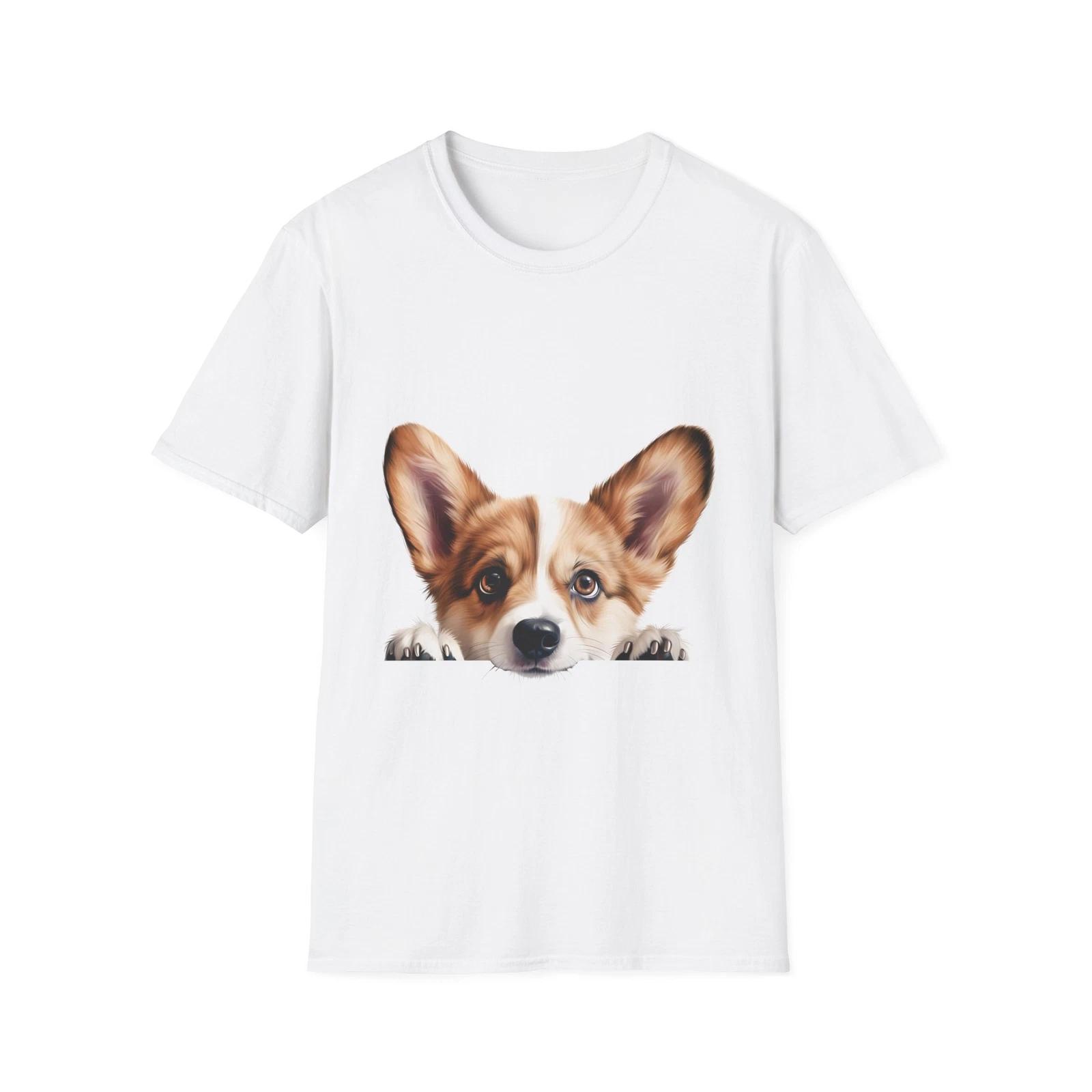 Corgi Lover T-Shirt, Cute Dog Shirt, Pet Owner Gift, Animal T-Shirt, Casual Wear S