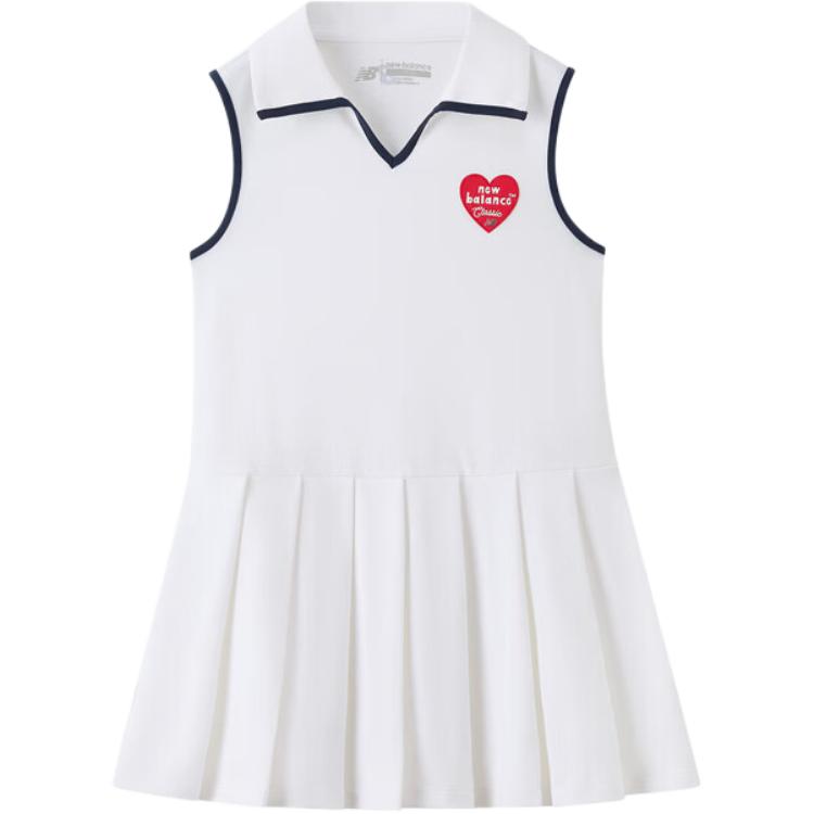New Balance Kids Dresses Lapel Moderate 7KG21232-WT 110