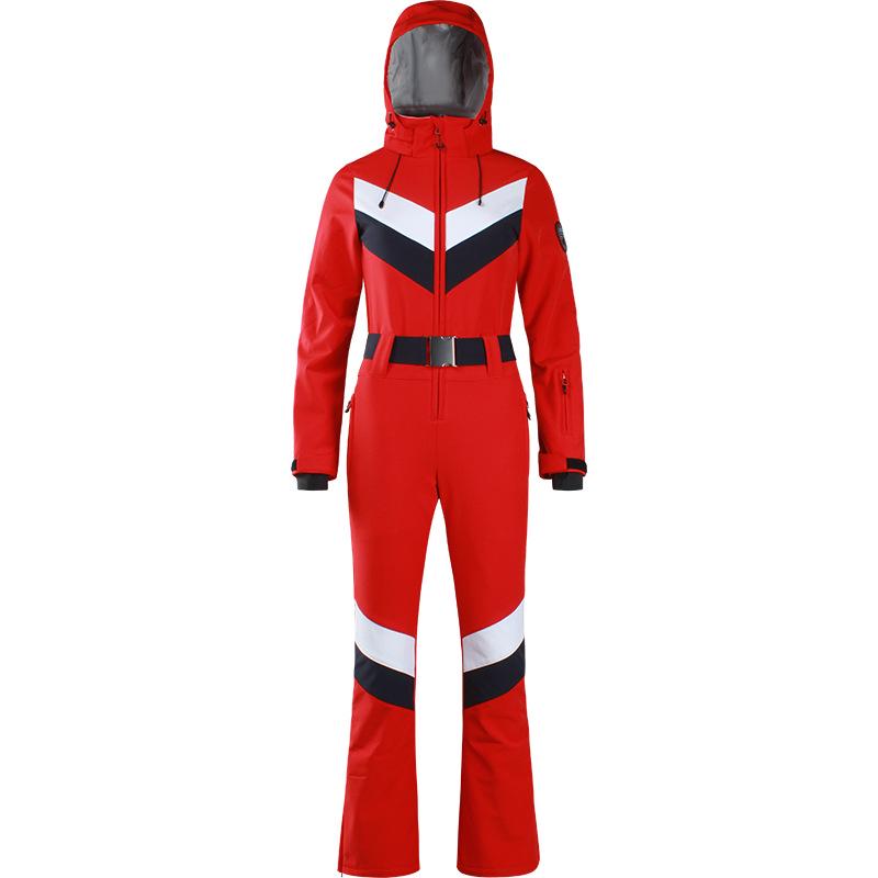Women`s Retro American Ski Suit Set