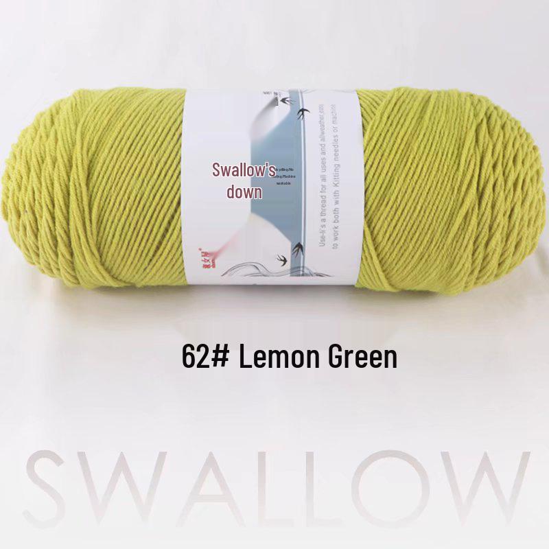 Large Skein 5-Ply Milk Cotton Yarn: Luxurious Plush for Doll Making & Seat Cushions, Available in 80 Colors