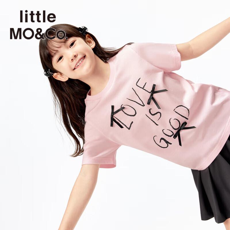 Little MO&Co. Girls' Bow Short Sleeve T-Shirt