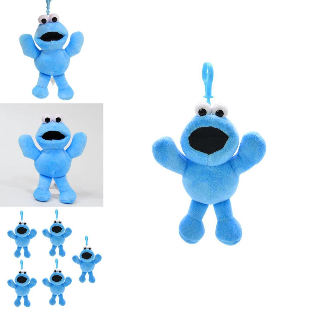 Adorable Sesame Street Cookie Monster Soft Plush Ornament Dolls For Kids Gifts