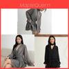 Black Vneck Dress With Ruffle Sleeves For Elegant Women Summer 2025