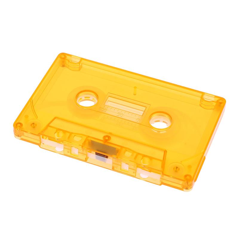 1Pc Color Blank Tape Case Audio Magnetic Audio Recording Cassette Tape Shell Empty Reel To Reel Cassette(no Tape Core)