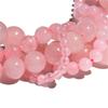 Naturstein-Edelstein, lose Abstandsperlen, Rosenquarz-Perlen, natürliche Edelstein-Runde Perlen zur Schmuckherstellung